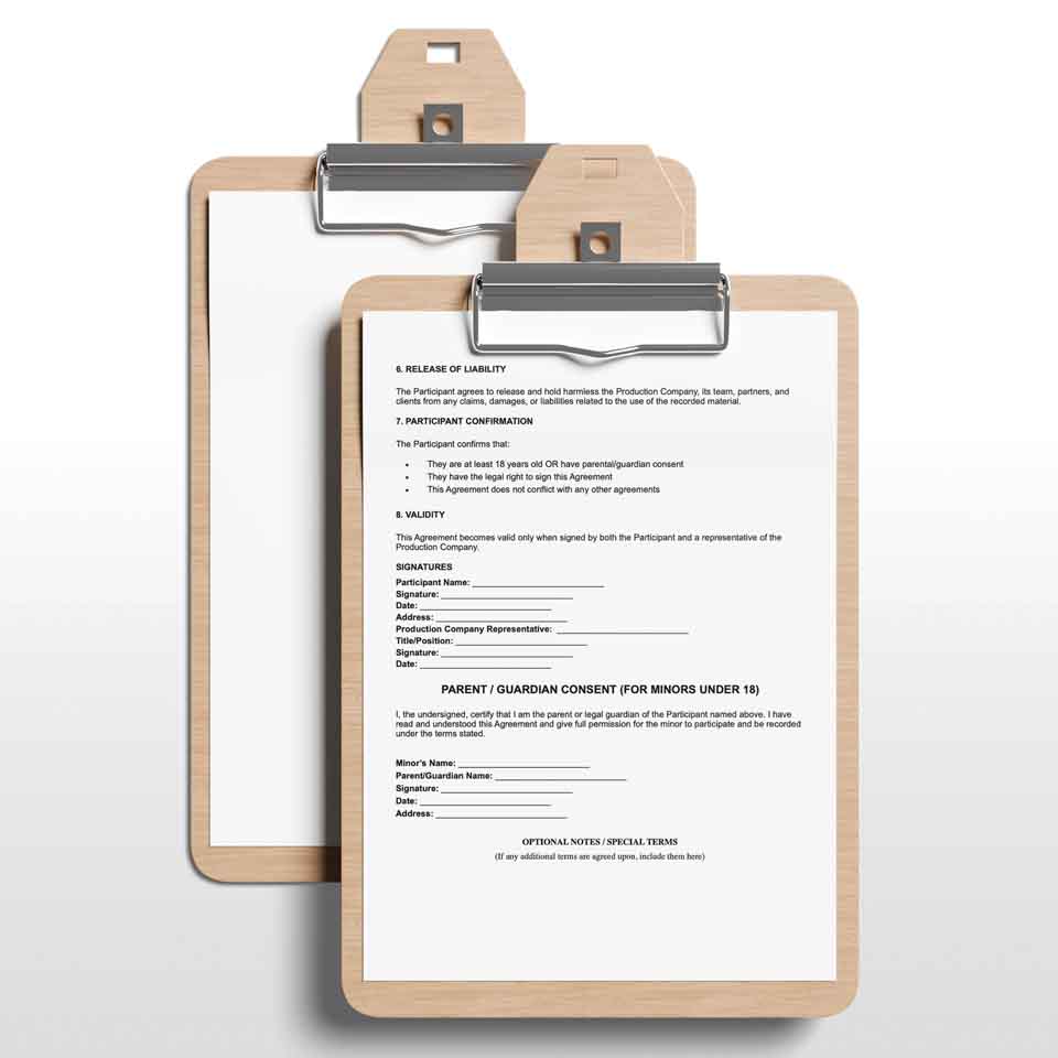Participant Release Agreement (2026 Updated) - Image 2
